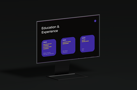 Landing Page Gamer Style