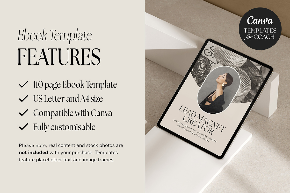 Life Coach Ebook Template CANVA, a Magazine Template by Studio Loire (Photo 2 of 11)
