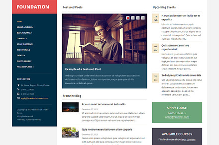 Foundation Theme
