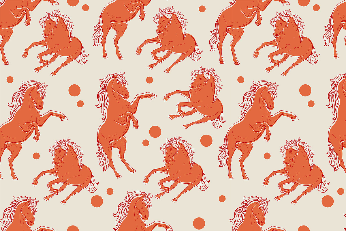 2026 fire horse, an Animal Illustration by Olillia (Photo 3 of 6)