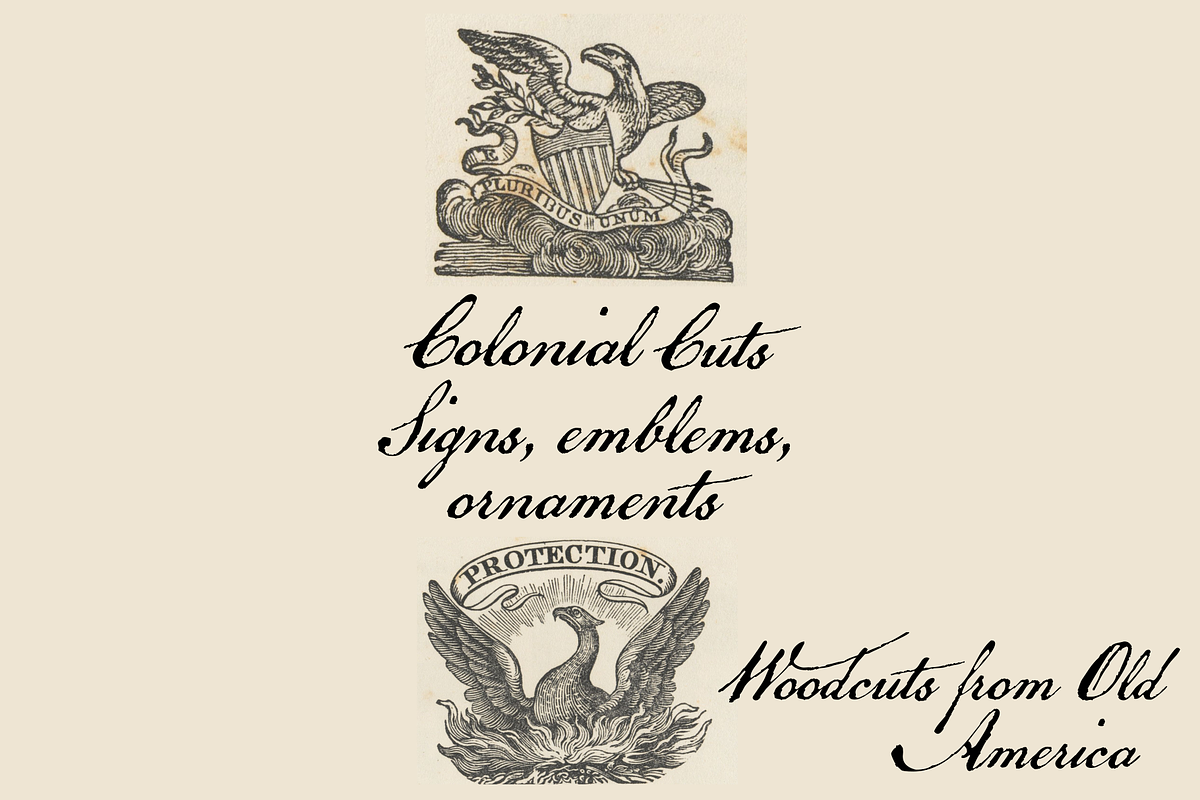 Colonial Cuts Signs and Ornaments, an Object Graphic by Intellecta Design