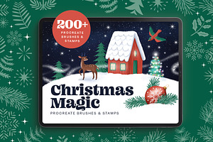 Christmas Magic Procreate Brushes