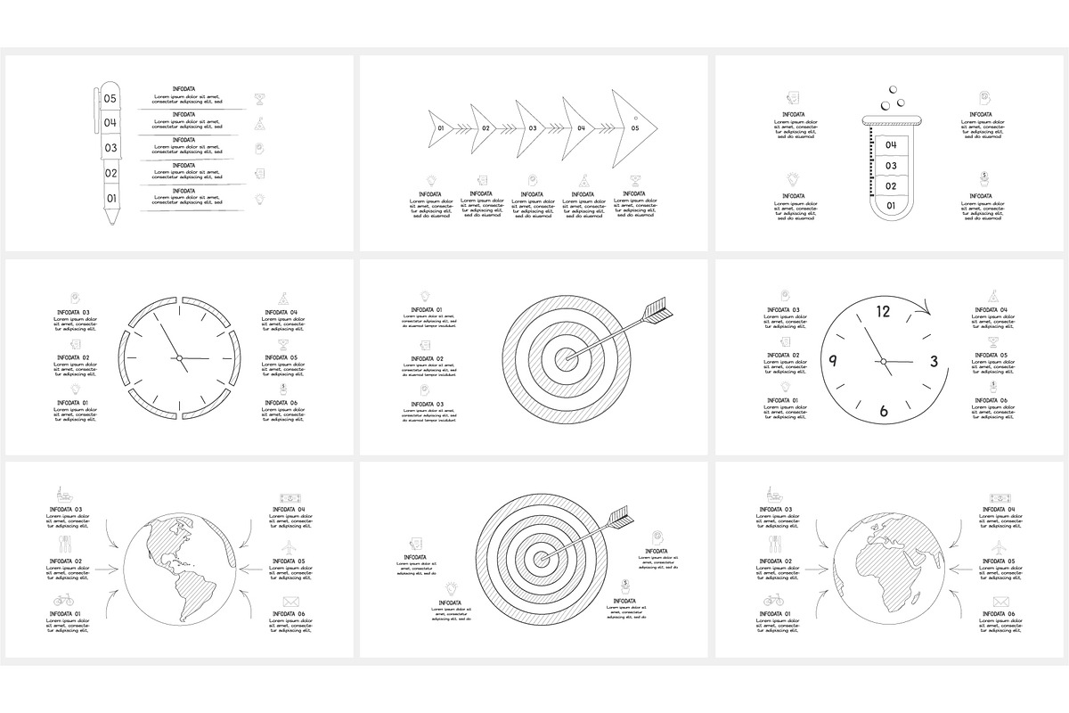 Doodle Presentation Canva Template 1 preview 5