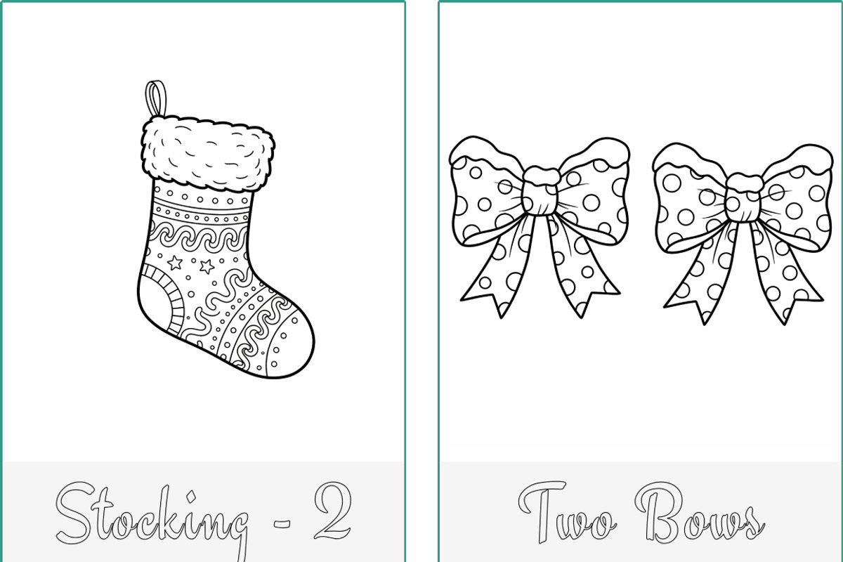 Christmas Holidays Coloring Pages, a Seasonal Illustration by Nuvame Arts & Designs (Photo 18 of 21)