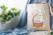 Patchwork Easter Bunny PNG, Cute Eas, an Illustration by DreamPrint404 (Thumbnail 5 of 6)