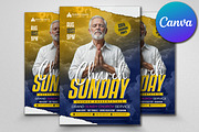 Divine Sunday Prayer Church Flyer, a Flyer Template by Psd Templates (Thumbnail 2 of 3)