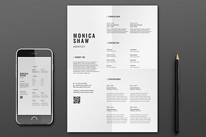 Monica Resume Template