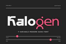 Kalogen - Family Modern Sans Serif