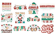 Retro Christmas SVG Bundle, a Graphic by CraftlabSVG (Thumbnail 2 of 15)