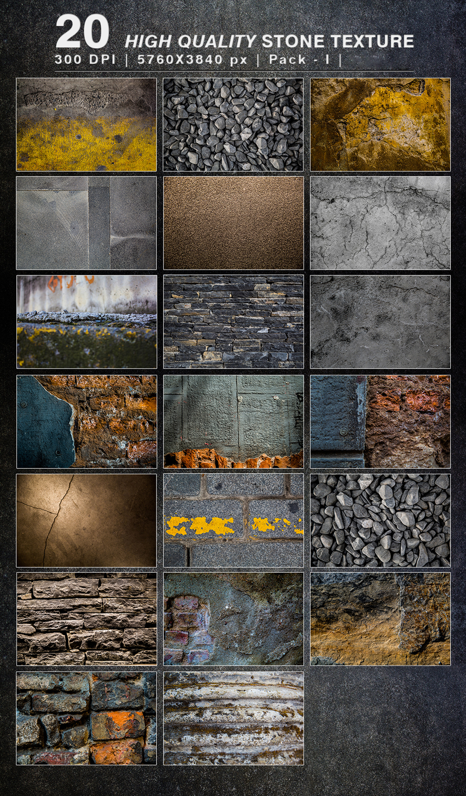 Stone texture pack1 featuring texture package, megapack, and texture, an Abstract Photo by 2MK