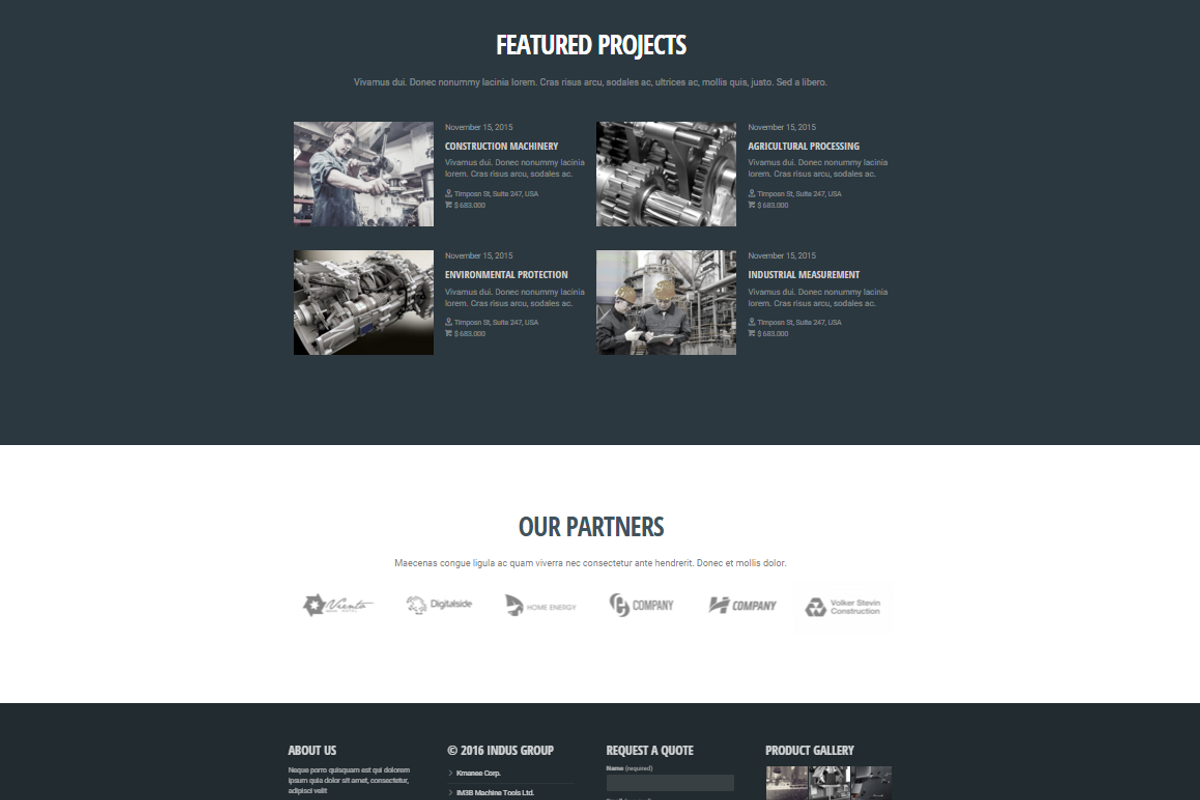 IndusPress WordPress Theme, a WordPress Template by GretaThemes (Photo 3 of 8)