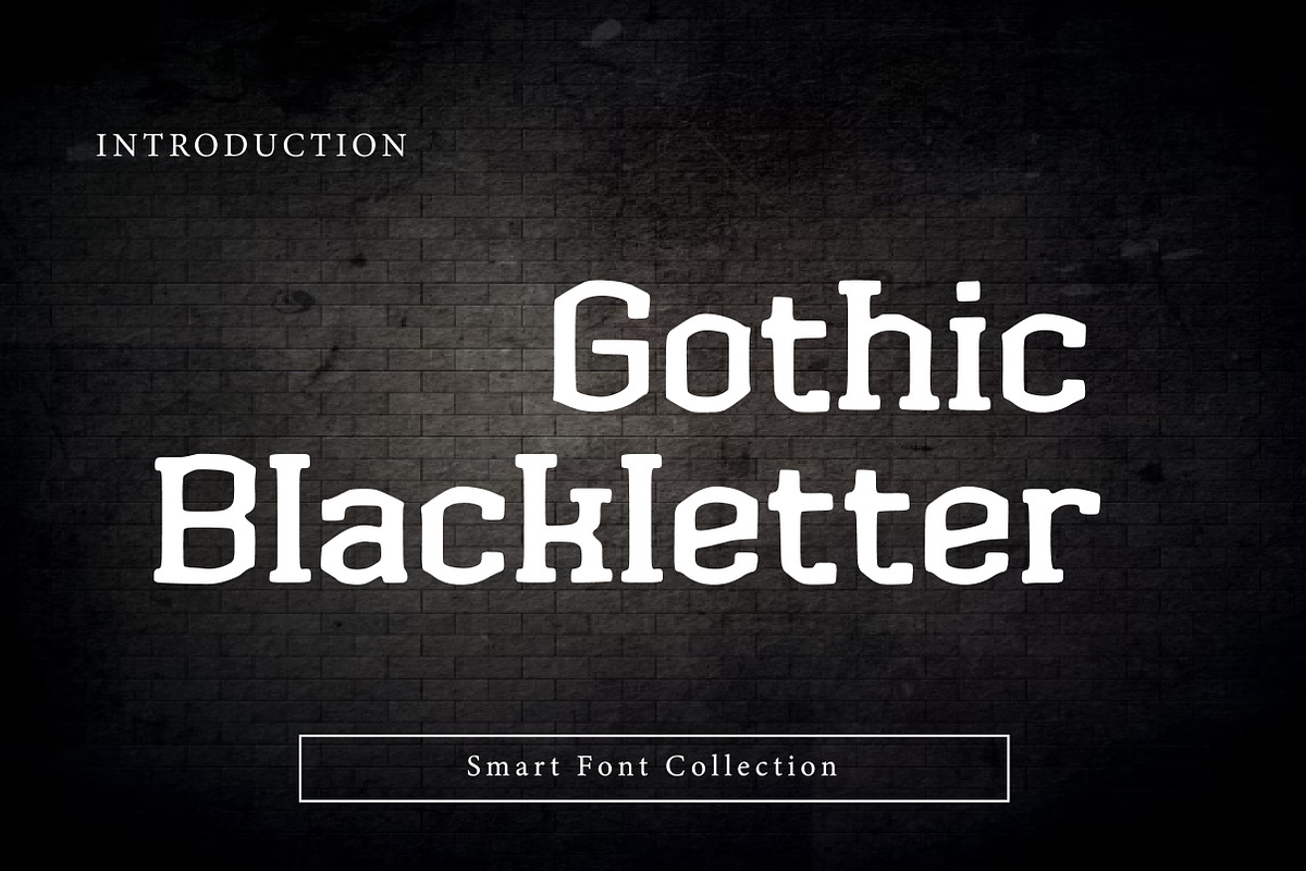 Gothic Blackletter, a Blackletter Font by Wow Magic (Photo 1 of 3)