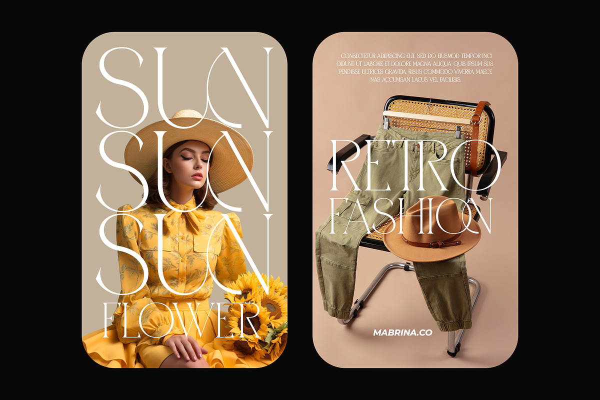 Mabrina Elegant Ligature Serif, a Serif Font by Alfinart (Photo 4 of 9)