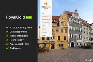 RoyalGold - Unique HTML5 Template