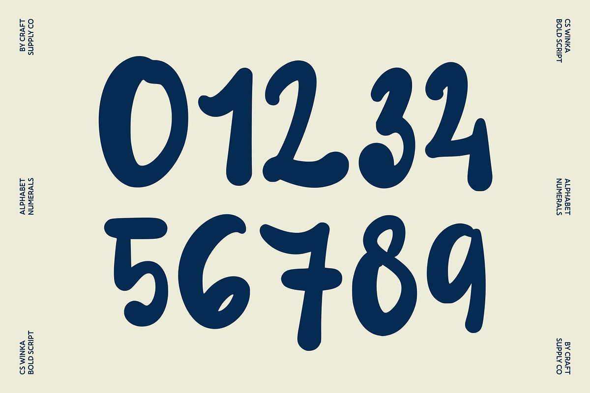 CS Winka – Retro Bold Script Font, a Script Font by Craft Supply Co. (Photo 6 of 8)