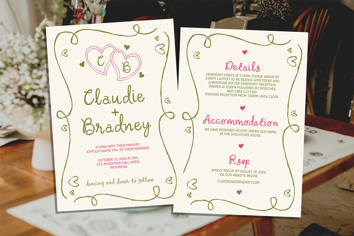 Mrs Lovela – Handwritten Font Duo, a Handwritten Font by shineink.designlab (Photo 6 of 10)