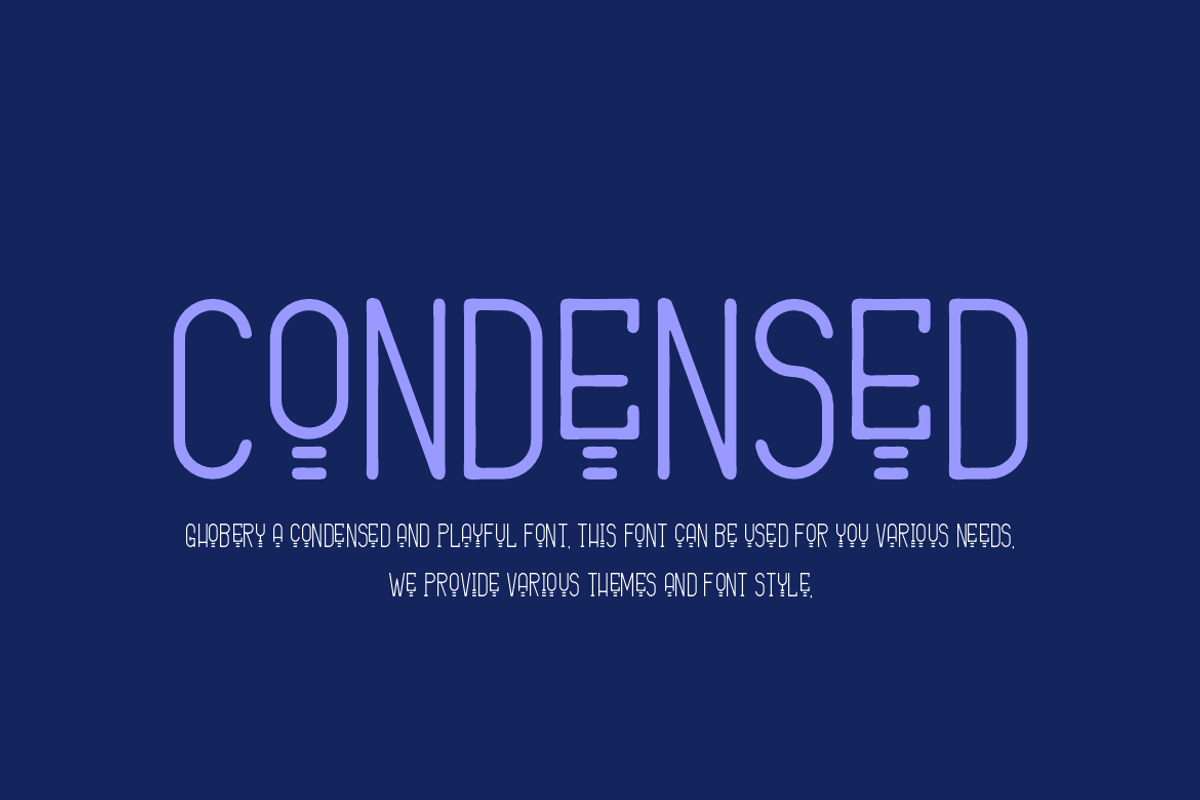 Ghobery - Tall Font, a Sans Serif Font by Iqsiart Studio (Photo 2 of 6)