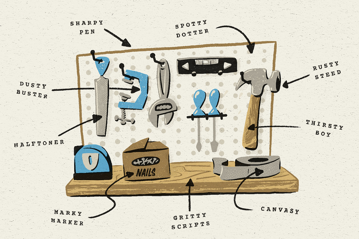 Pop's Toolbox for Photoshop, a Brush Add-On by Sean Tulgetske (Photo 6 of 8)