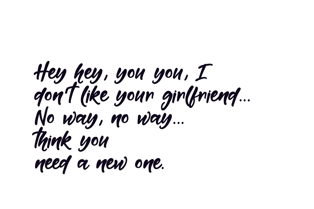 Mutual Feelings Font preview 2