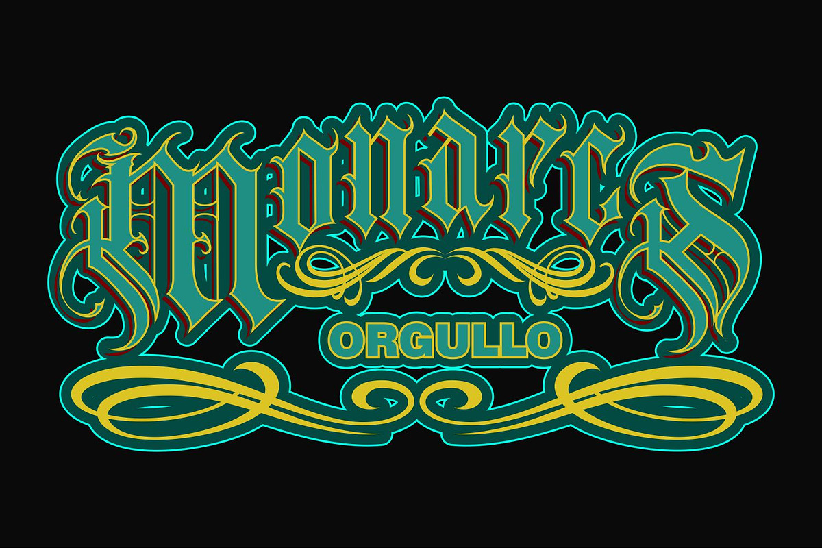 Golyath Blackletter Tattoo Font, a Blackletter Font by WhymoreArt (Photo 5 of 14)