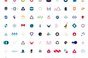 100 Logotypes & symbols bundle, a Branding & Logo Template by Srg® (Thumbnail 9 of 9)