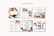 Food Instagram Templates Canva, a Social Media Template by Deepa Template Studio (Thumbnail 8 of 12)