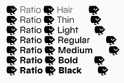 Ratio, a Sans Serif Font by TOMO Fonts (Thumbnail 2 of 12)