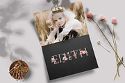 Golden Alphabet Floral Illustration, a Decorative Illustration by Karma (Thumbnail 4 of 11)