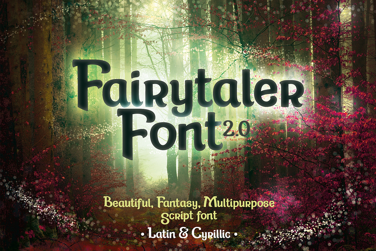 Fairytaler | Fantasy script font, a Font by Level up (Photo 1 of 6)