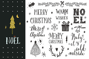 Noel | Christmas hand-lettering