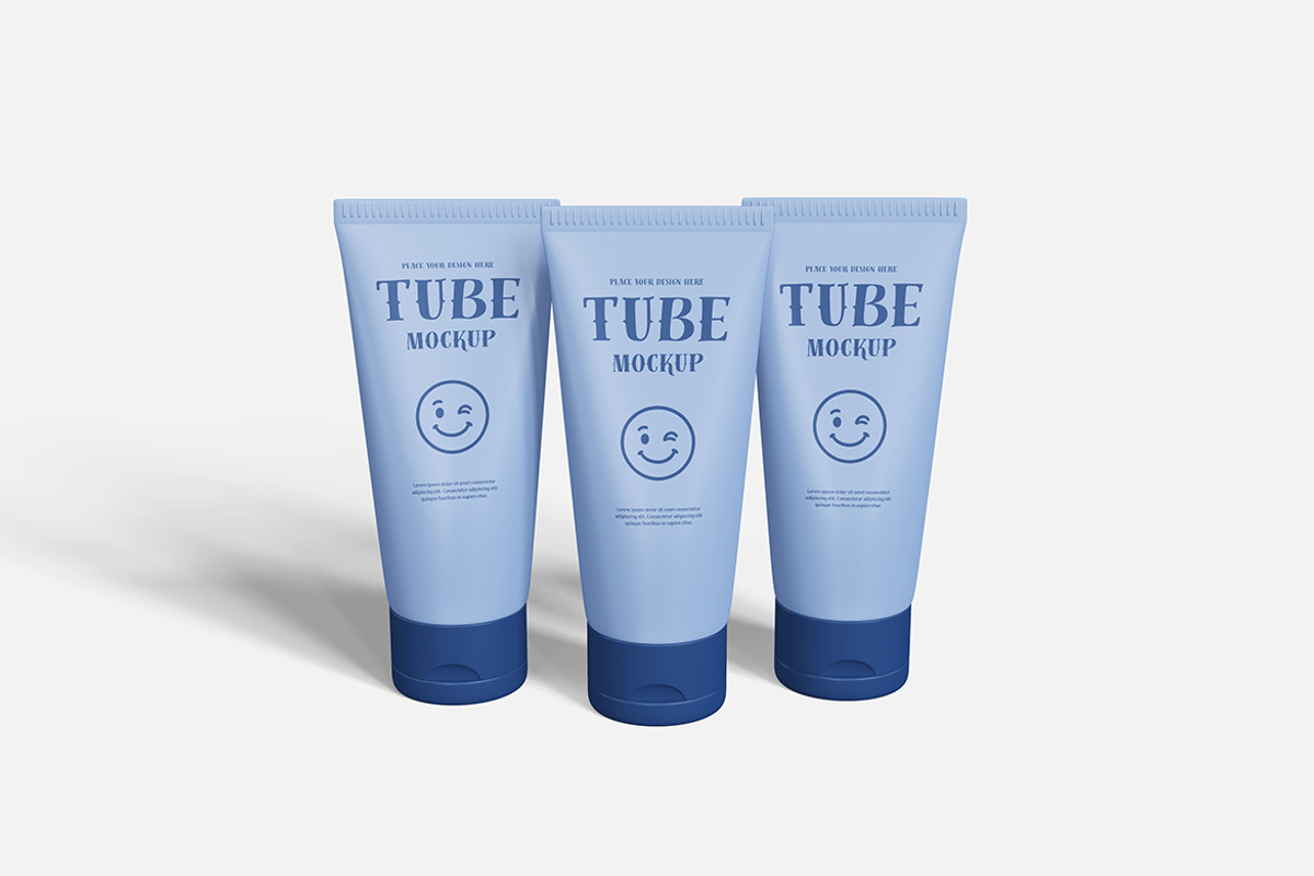 Cosmetic Tube Mockup PSD, an Advertising Mockup by Indah (Photo 2 of 6)