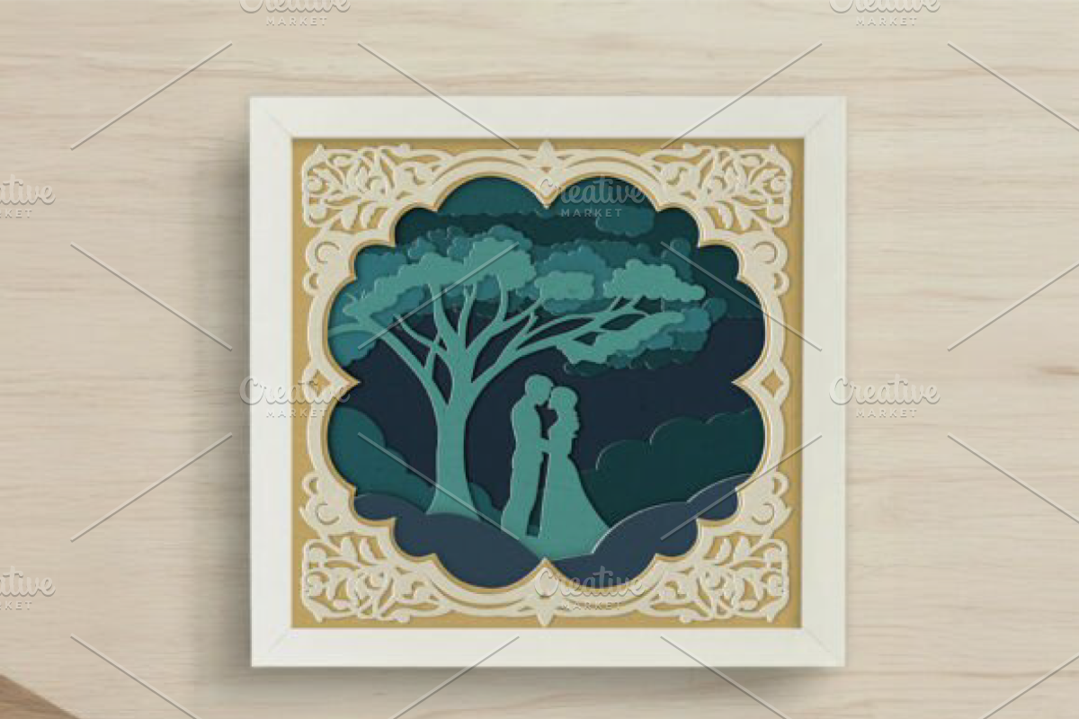 Romantic Valentines Day Couple SVG, an Illustration by Design Station (Photo 3 of 4)