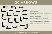 20 Arrows, an Object Graphic by Brian Ritter Design (Thumbnail 2 of 2)