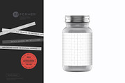 Bottle Capsules Mockup, a Packaging Mockup by Reformer Mockup (Thumbnail 3 of 6)