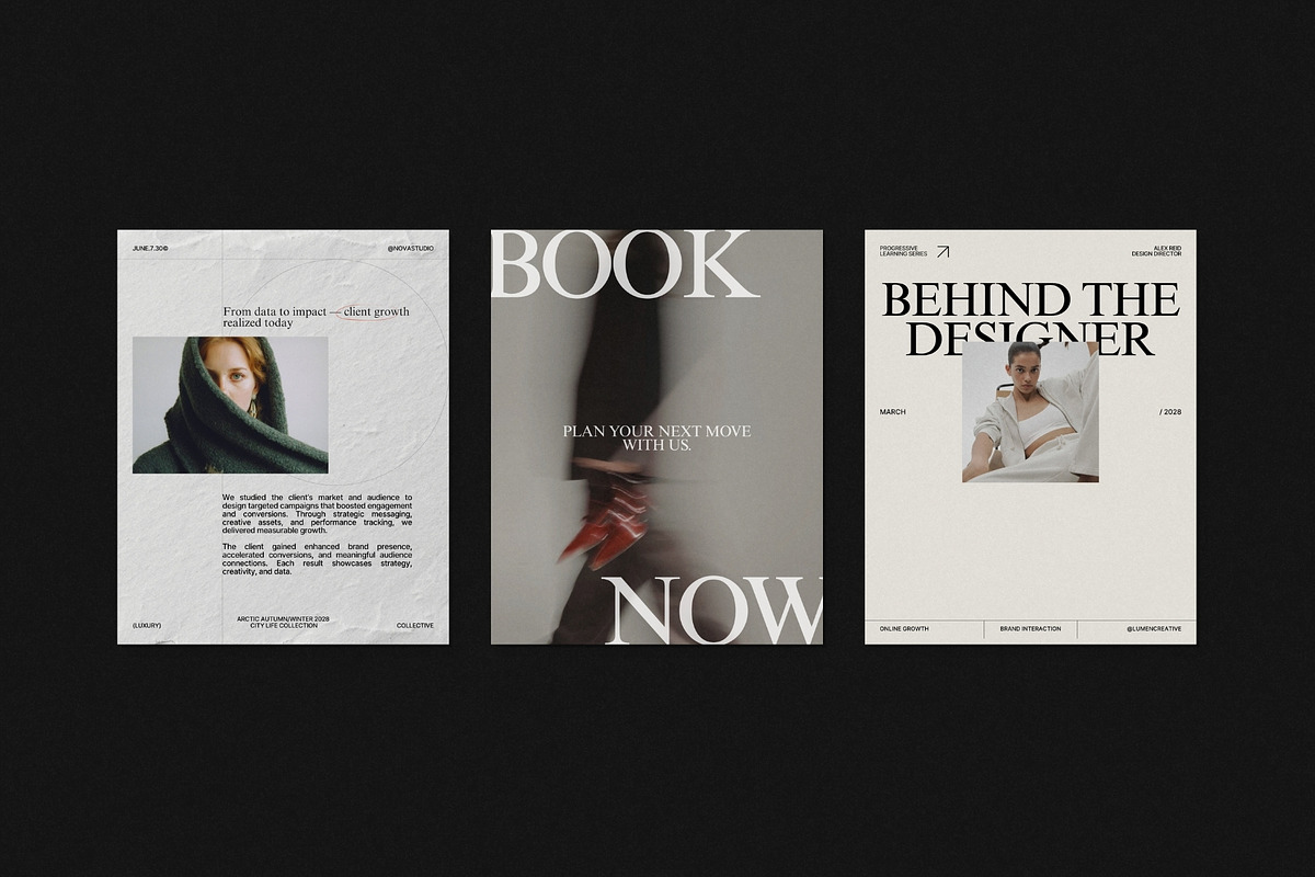 ZUNO | Instagram Post Bundle, a Social Media Template by The Aesthetic Studio (Photo 2 of 10)