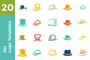 20 Logo Hat Templates Bundle, a Branding & Logo Template by Friendesigns (Thumbnail 1 of 21)