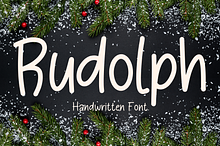 Rudolph is a handwritten font