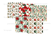 Family Holidays Digital Paper, a Pattern Graphic by GlamArtZhanna (Thumbnail 3 of 4)