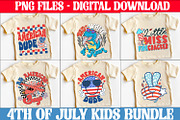 4th of July Kids Png Bundle, an Object Graphic by RETROVIBZDESIGNS (Thumbnail 1 of 7)