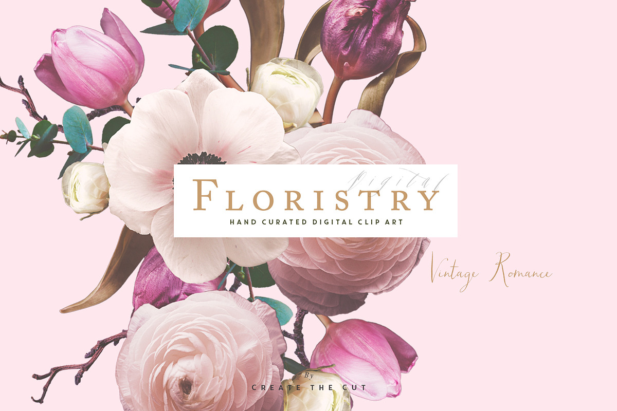 Digital Floristry - Vintage Romance, an Illustration by Create The Cut (Photo 2 of 5)