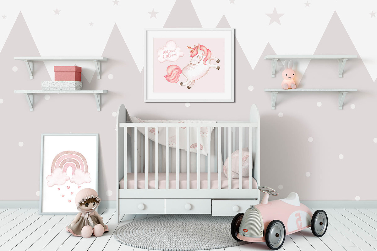 Valentine's Unicorn Set, an Illustration by Eva Katerina (Photo 7 of 8)