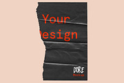 Dore - Wrinkle paper mockup, a Product Mockup by Bolderaja1 Studio (Thumbnail 5 of 8)