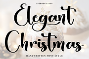 Elegant Christmas, a Handwritten Font by FreshTypeINK (Thumbnail 1 of 8)