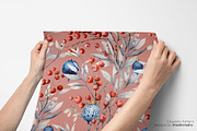 Xmas Berries, Layered Print Patterns, a Pattern Graphic by Pink Linen (Thumbnail 7 of 9)