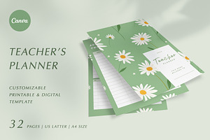 Teacher Planner Canva Template