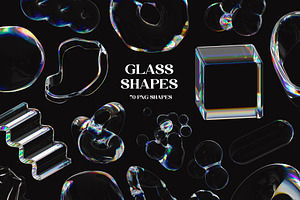 3D Dispersion Glass Shapes Vol2