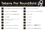 Tabarra Pro Round Bold, a Sans Serif Font by deFharo (Thumbnail 2 of 4)