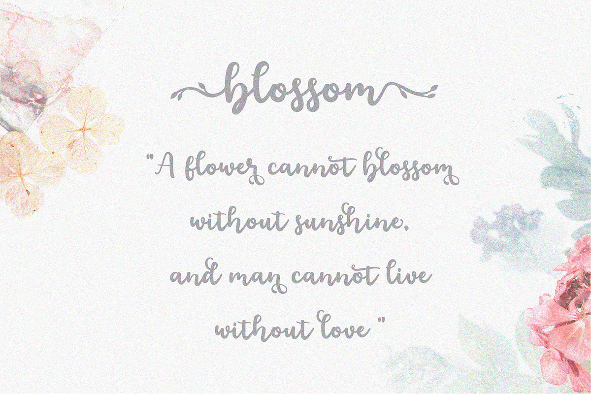 Floristy | Floral Cursive Font, a Script Font by Auratype (Photo 5 of 14)