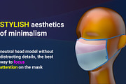 Facial mask MOCK-UP, a Mask Mockup by Digithings (Thumbnail 6 of 7)