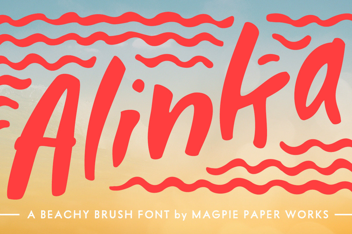 Alinka Brush Font